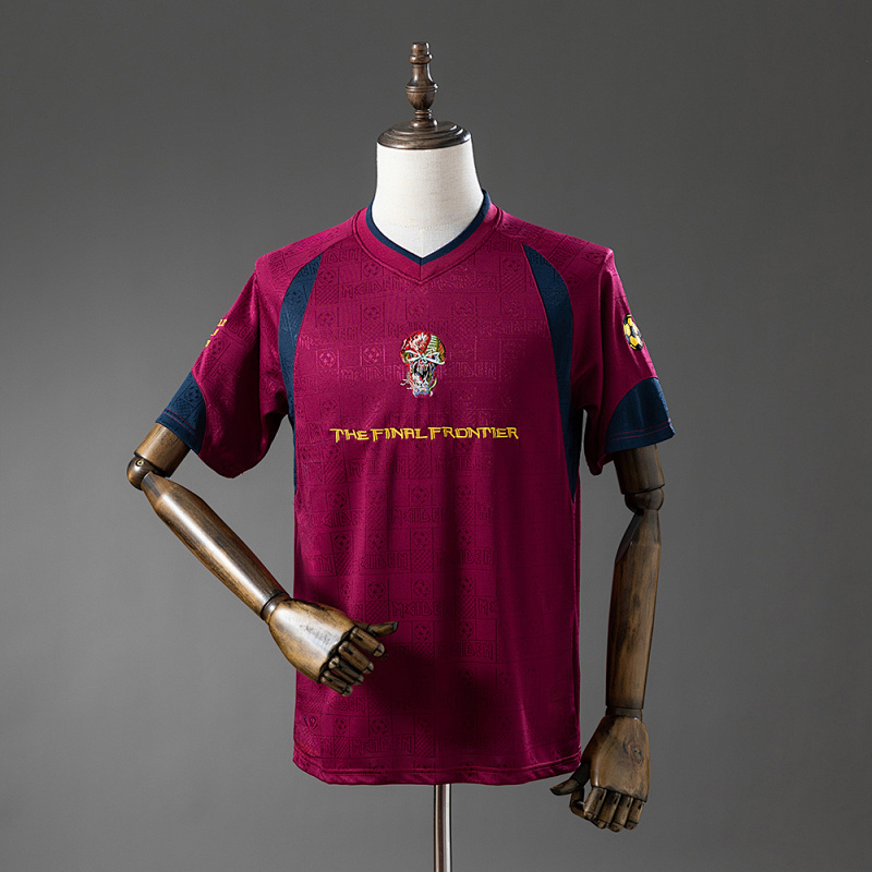 Camiseta retro de visitante Iron Maiden x West Ham United 2010 Tallas S-XXL